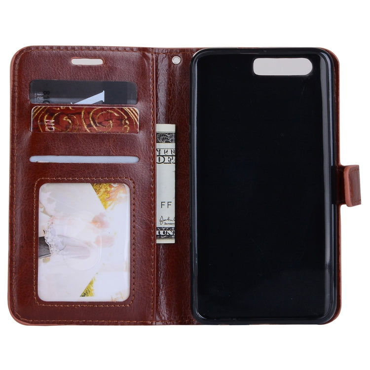 For Huawei  Honor 9 Crazy Horse Texture Horizontal Flip Leather Case with Holder & Card Slots & Wallet & Photo Frame