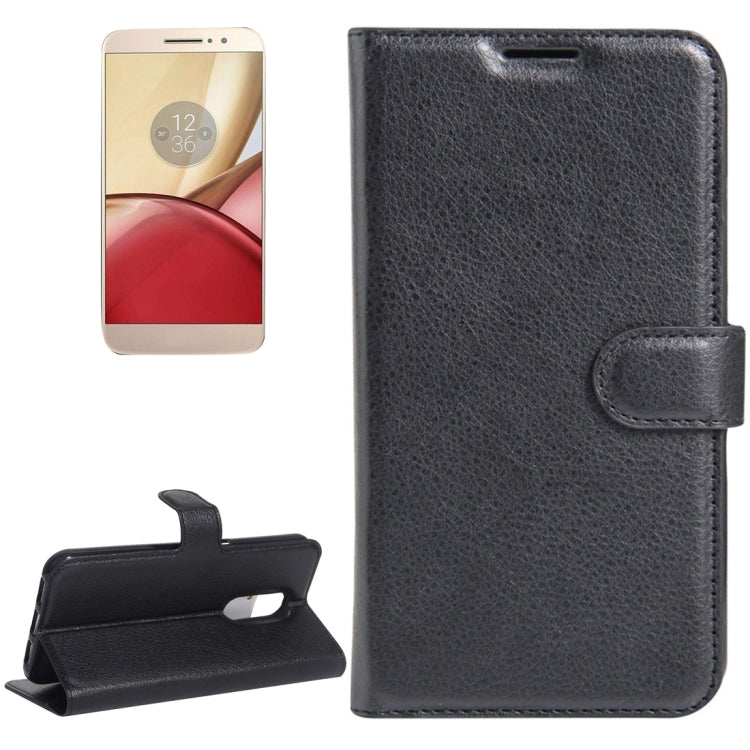 For Motorola Moto M Litchi Texture Horizontal Flip Leather Case with Holder & Card Slots & Wallet