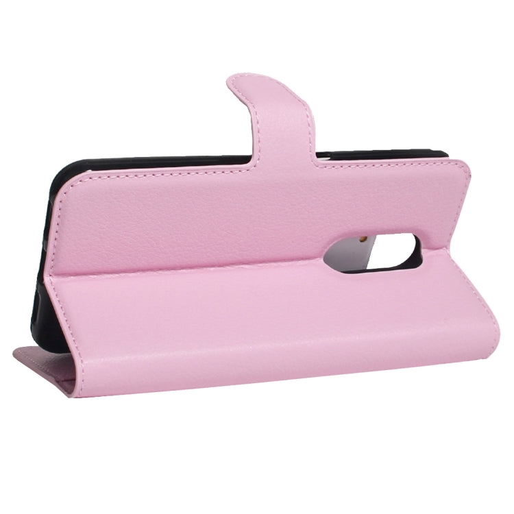 For Motorola Moto M Litchi Texture Horizontal Flip Leather Case with Holder & Card Slots & Wallet