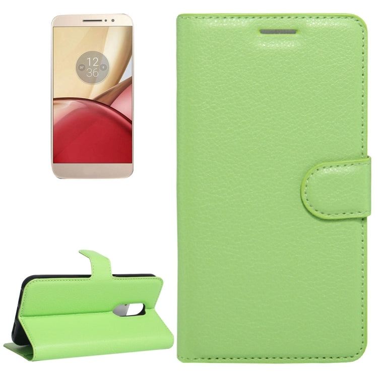 For Motorola Moto M Litchi Texture Horizontal Flip Leather Case with Holder & Card Slots & Wallet