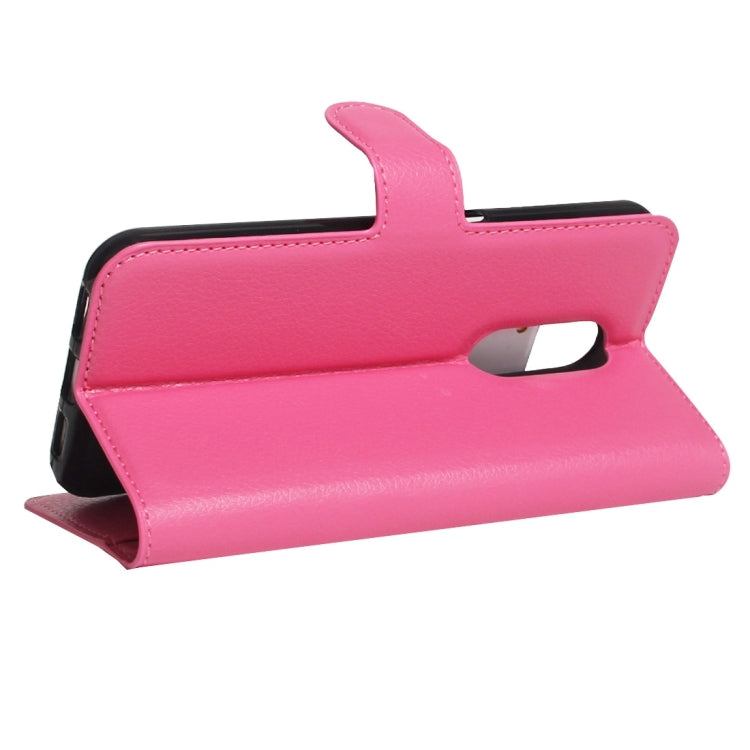 For Motorola Moto M Litchi Texture Horizontal Flip Leather Case with Holder & Card Slots & Wallet