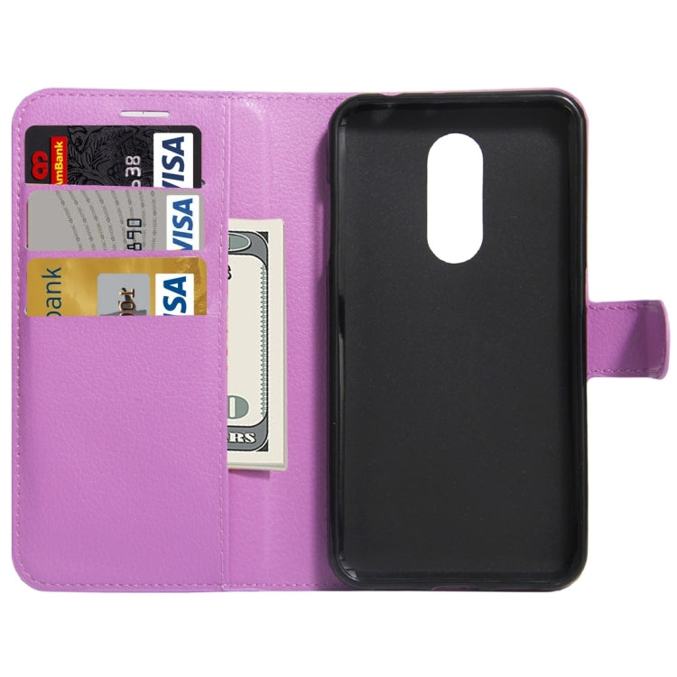 For Motorola Moto M Litchi Texture Horizontal Flip Leather Case with Holder & Card Slots & Wallet