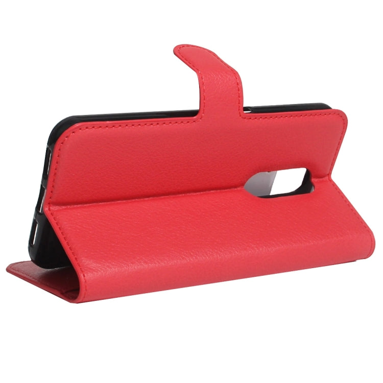 For Motorola Moto M Litchi Texture Horizontal Flip Leather Case with Holder & Card Slots & Wallet