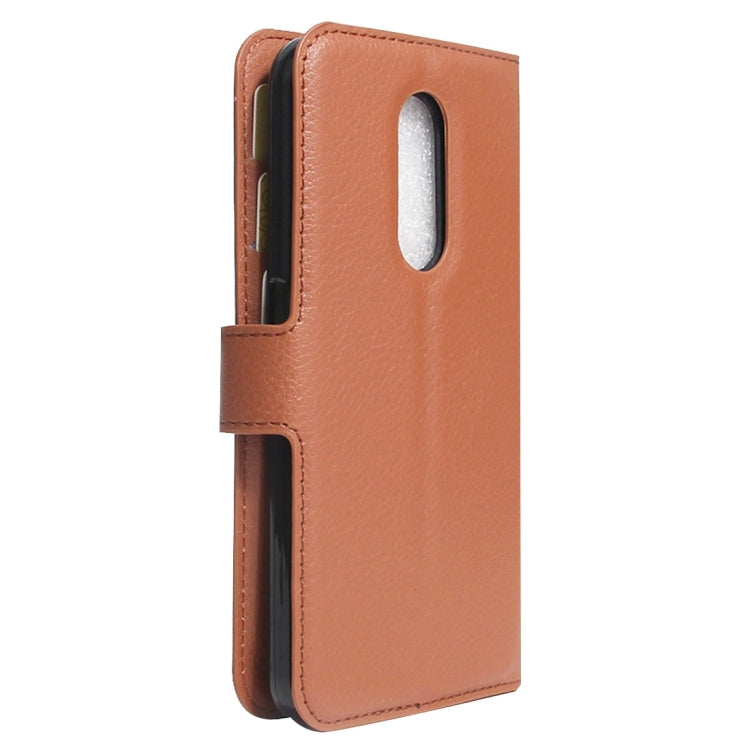 For Motorola Moto M Litchi Texture Horizontal Flip Leather Case with Holder & Card Slots & Wallet