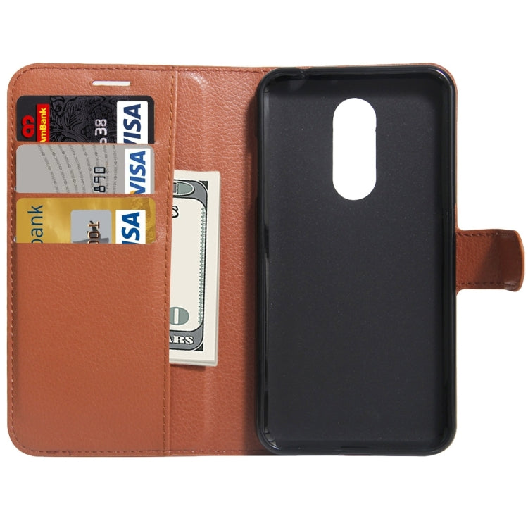 For Motorola Moto M Litchi Texture Horizontal Flip Leather Case with Holder & Card Slots & Wallet
