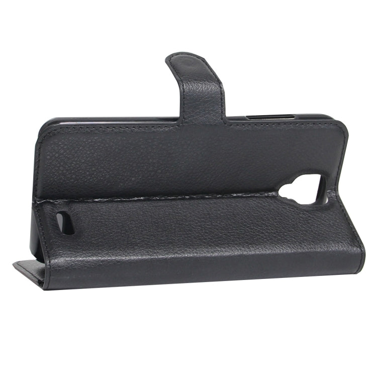 For ARCHOS 55 Helium Ultra Litchi Texture Horizontal Flip Leather Case with Holder & Card Slots & Wallet