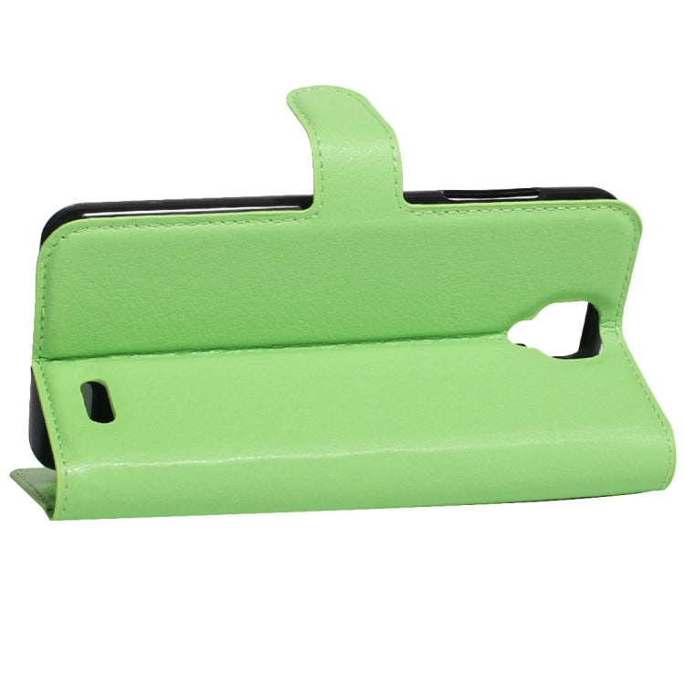 For ARCHOS 55 Helium Ultra Litchi Texture Horizontal Flip Leather Case with Holder & Card Slots & Wallet