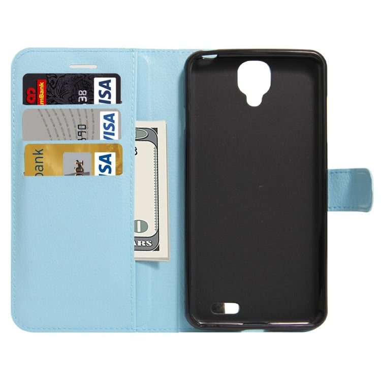 For ARCHOS 55 Helium Ultra Litchi Texture Horizontal Flip Leather Case with Holder & Card Slots & Wallet