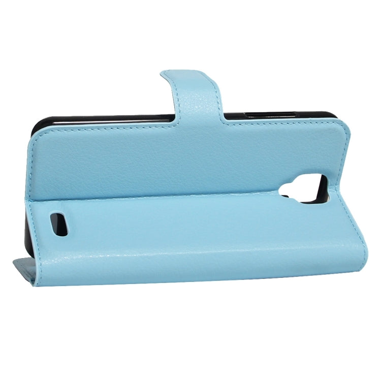 For ARCHOS 55 Helium Ultra Litchi Texture Horizontal Flip Leather Case with Holder & Card Slots & Wallet