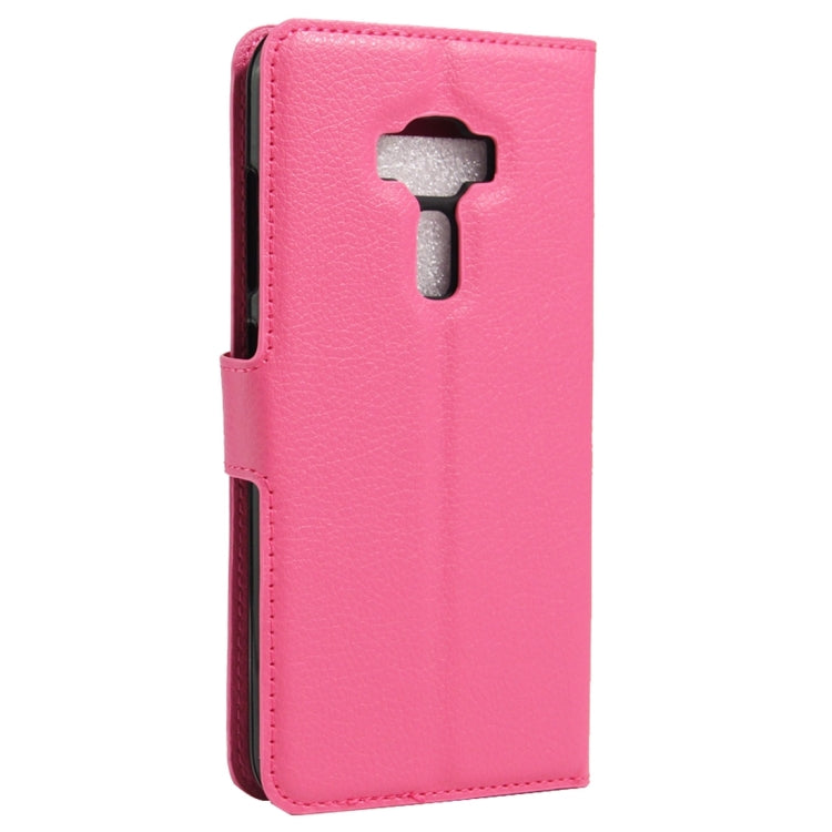 For Asus ZenFone 3 Deluxe ZS550KL Litchi Texture Horizontal Flip Leather Case with Holder & Card Slots & Wallet