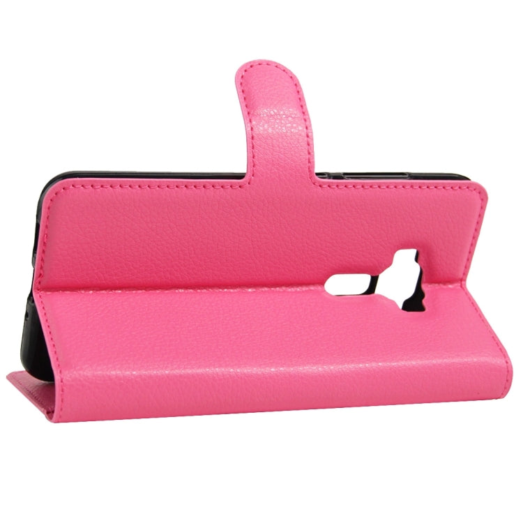 For Asus ZenFone 3 Deluxe ZS550KL Litchi Texture Horizontal Flip Leather Case with Holder & Card Slots & Wallet