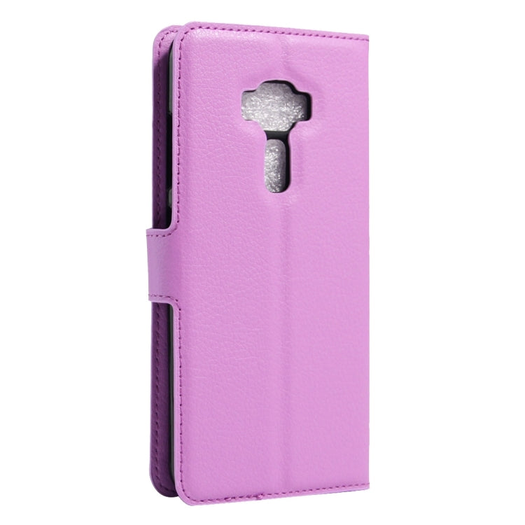 For Asus ZenFone 3 Deluxe ZS550KL Litchi Texture Horizontal Flip Leather Case with Holder & Card Slots & Wallet
