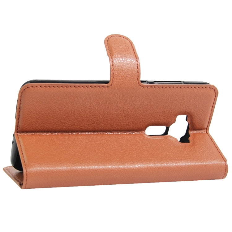 For Asus ZenFone 3 Deluxe ZS550KL Litchi Texture Horizontal Flip Leather Case with Holder & Card Slots & Wallet