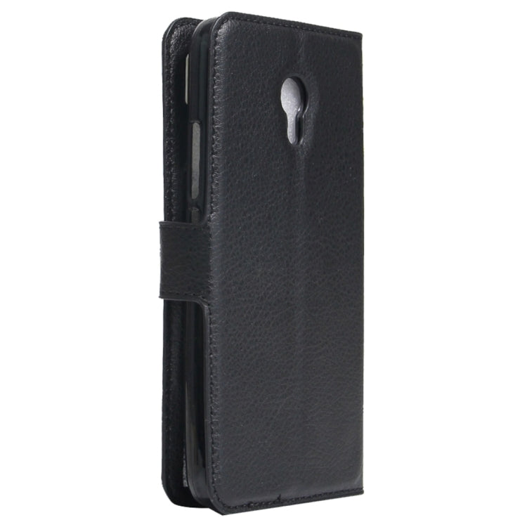 For Meizu  M5 / Meilan 5 Litchi Texture Horizontal Flip Leather Case with Holder & Card Slots & Wallet