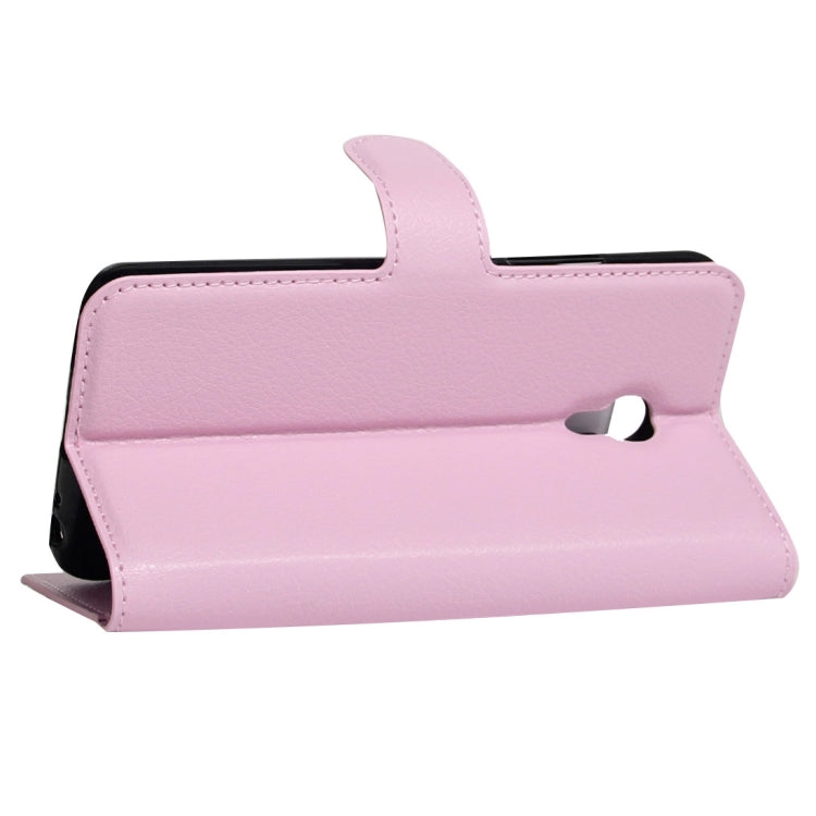 For Meizu  M5 / Meilan 5 Litchi Texture Horizontal Flip Leather Case with Holder & Card Slots & Wallet