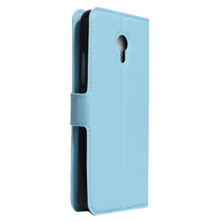 For Meizu  M5 / Meilan 5 Litchi Texture Horizontal Flip Leather Case with Holder & Card Slots & Wallet