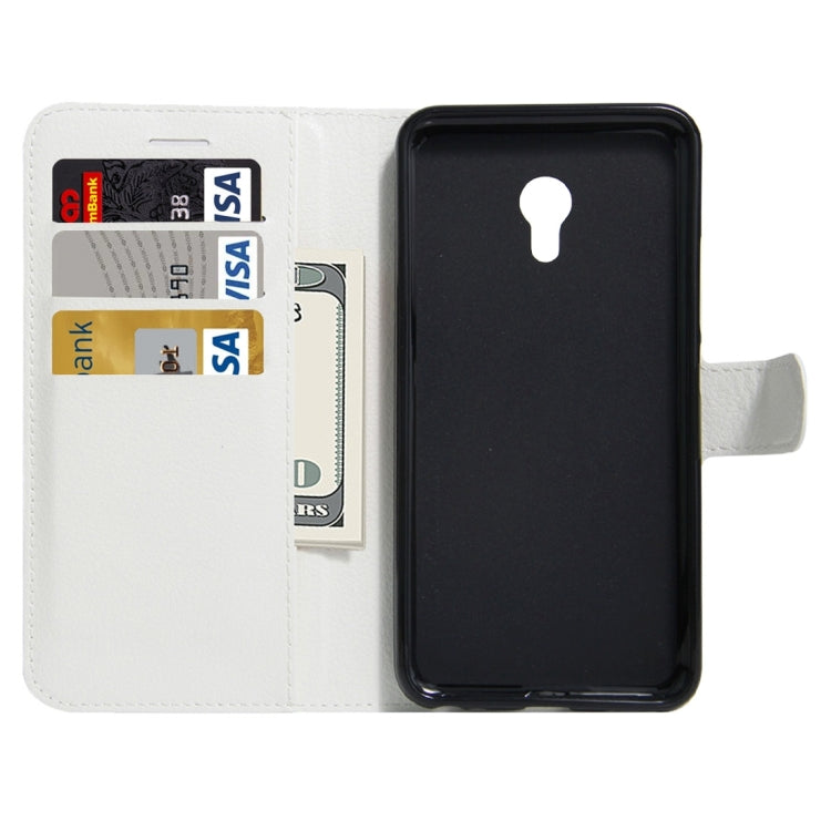 For Meizu  M5 / Meilan 5 Litchi Texture Horizontal Flip Leather Case with Holder & Card Slots & Wallet