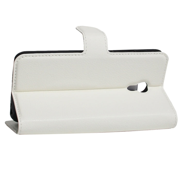 For Meizu  M5 / Meilan 5 Litchi Texture Horizontal Flip Leather Case with Holder & Card Slots & Wallet