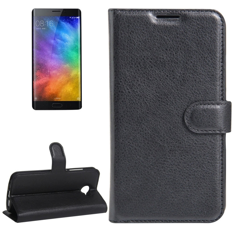For Xiaomi  Note 2 Litchi Texture Horizontal Flip Leather Case with Holder & Card Slots & Wallet