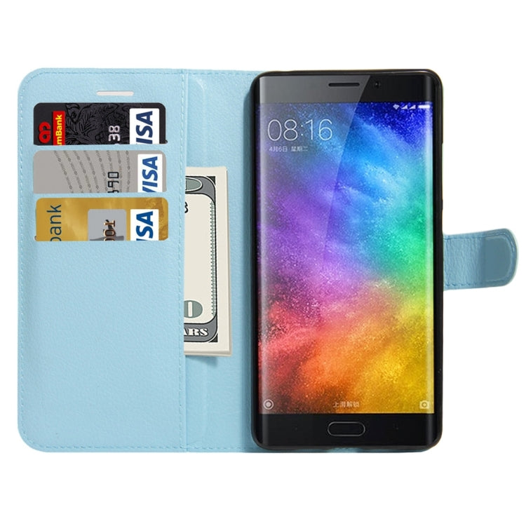 For Xiaomi  Note 2 Litchi Texture Horizontal Flip Leather Case with Holder & Card Slots & Wallet