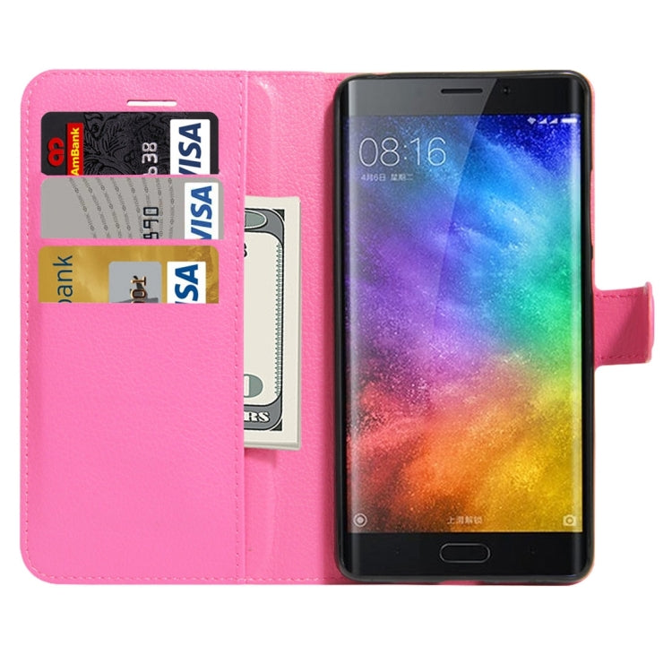 For Xiaomi  Note 2 Litchi Texture Horizontal Flip Leather Case with Holder & Card Slots & Wallet