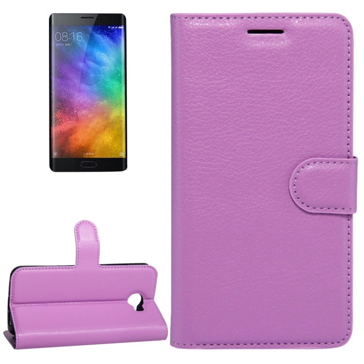 For Xiaomi  Note 2 Litchi Texture Horizontal Flip Leather Case with Holder & Card Slots & Wallet