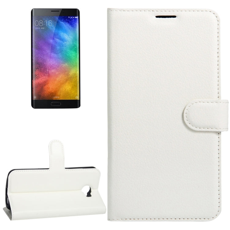 For Xiaomi  Note 2 Litchi Texture Horizontal Flip Leather Case with Holder & Card Slots & Wallet