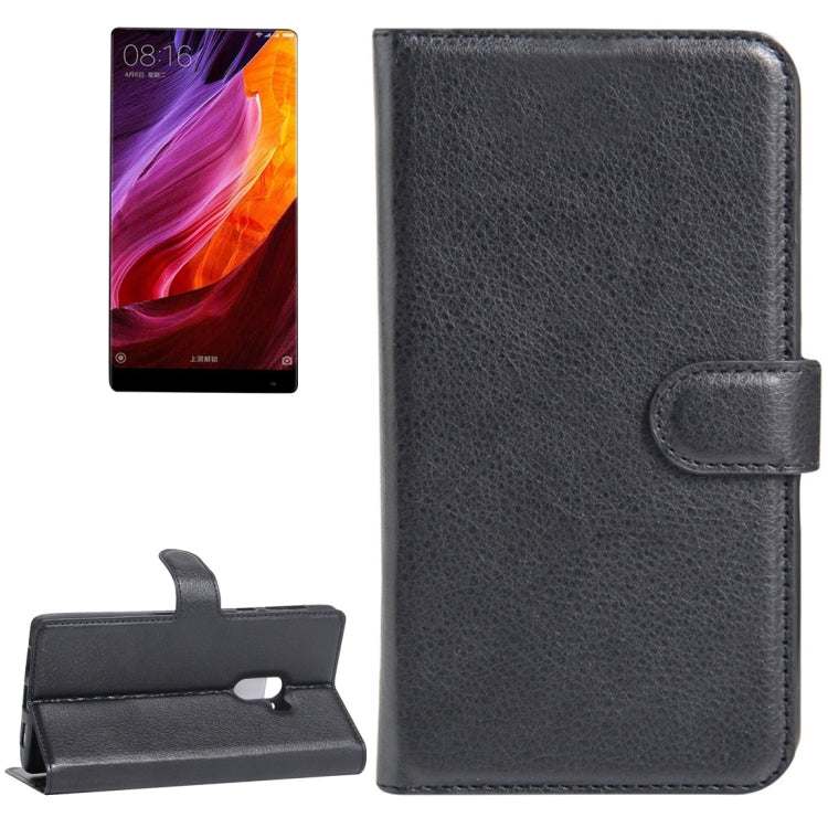 For Xiaomi  MIX Litchi Texture Horizontal Flip Leather Case with Holder & Card Slots & Wallet