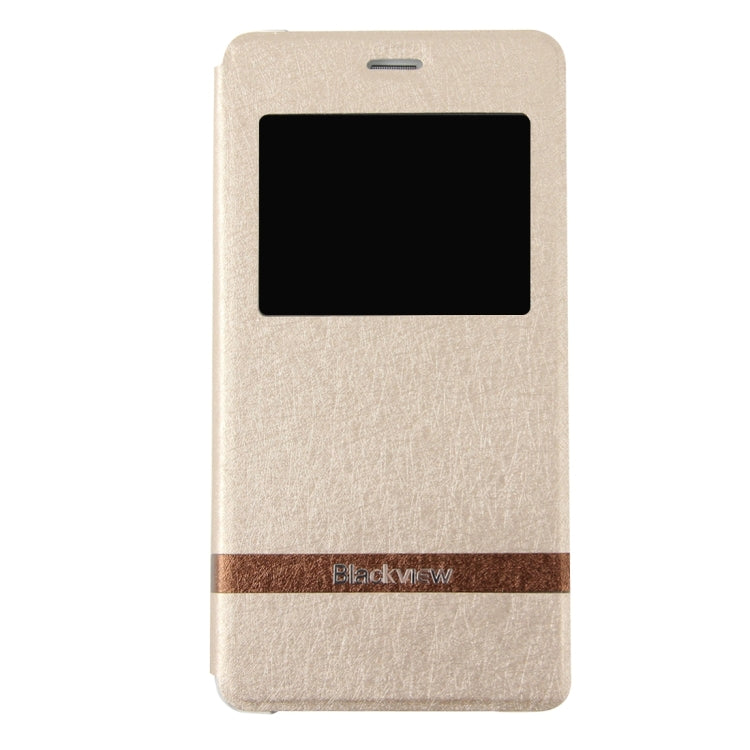 For Blackview A8 (MPH1001) Horizontal Flip Leather Case with Call Display ID & Holder