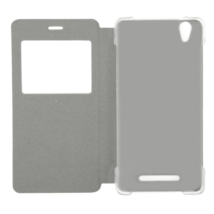 For Blackview A8 (MPH1001) Horizontal Flip Leather Case with Call Display ID & Holder