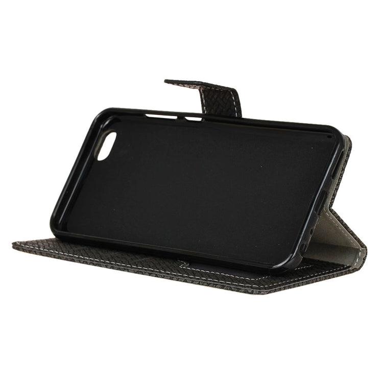 For Vivo  V5 / Y67 Knit Texture Horizontal Flip Leather Case with Holder & Card Slots & Wallet & Photo Frame