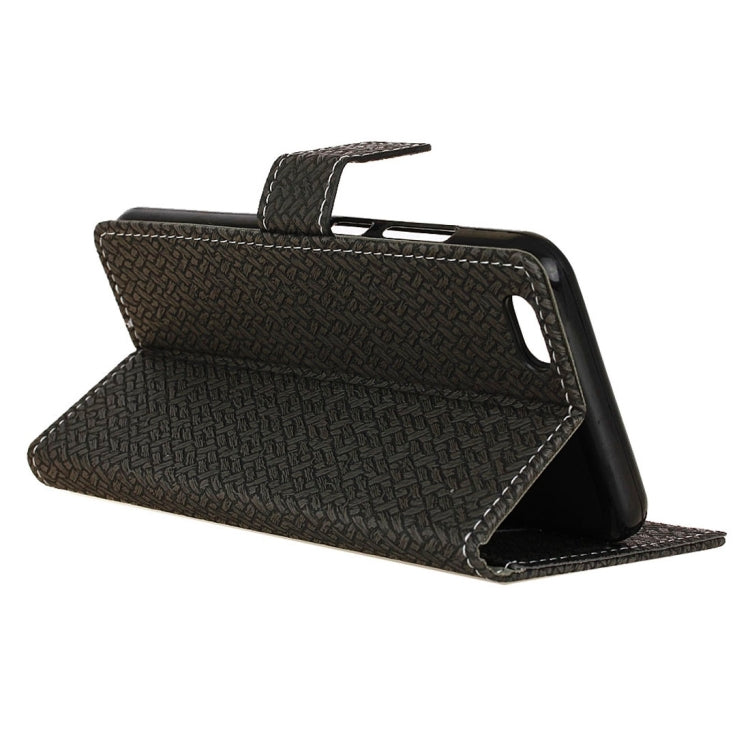 For Vivo  V5 / Y67 Knit Texture Horizontal Flip Leather Case with Holder & Card Slots & Wallet & Photo Frame