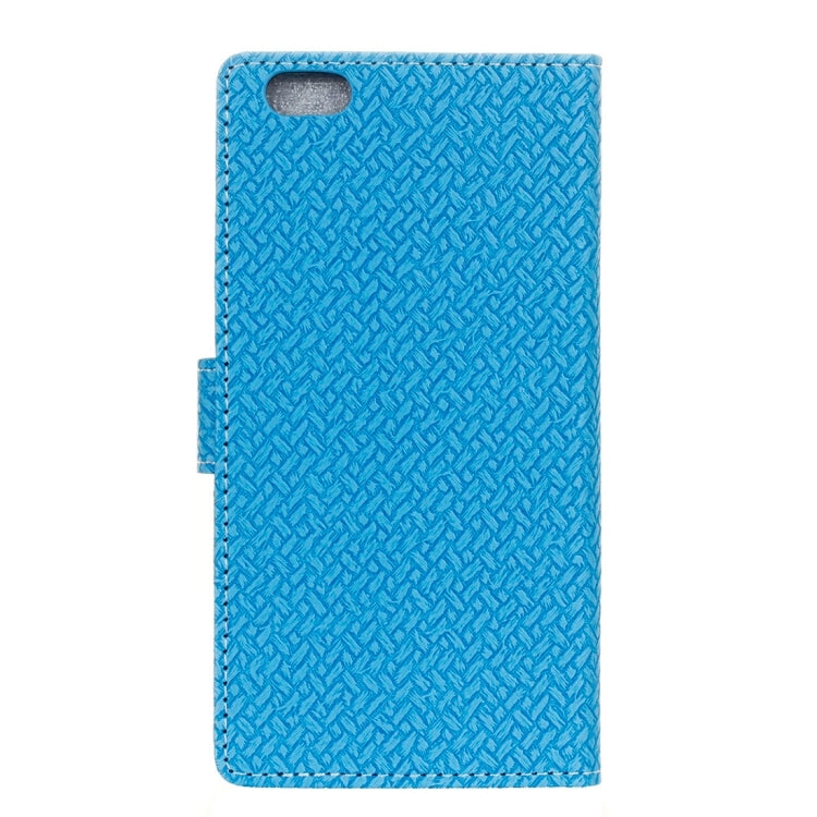 For Vivo  V5 / Y67 Knit Texture Horizontal Flip Leather Case with Holder & Card Slots & Wallet & Photo Frame