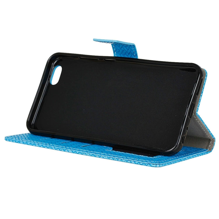 For Vivo  V5 / Y67 Knit Texture Horizontal Flip Leather Case with Holder & Card Slots & Wallet & Photo Frame