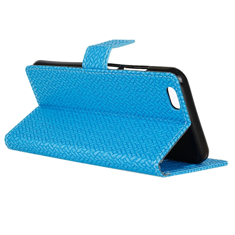 For Vivo  V5 / Y67 Knit Texture Horizontal Flip Leather Case with Holder & Card Slots & Wallet & Photo Frame