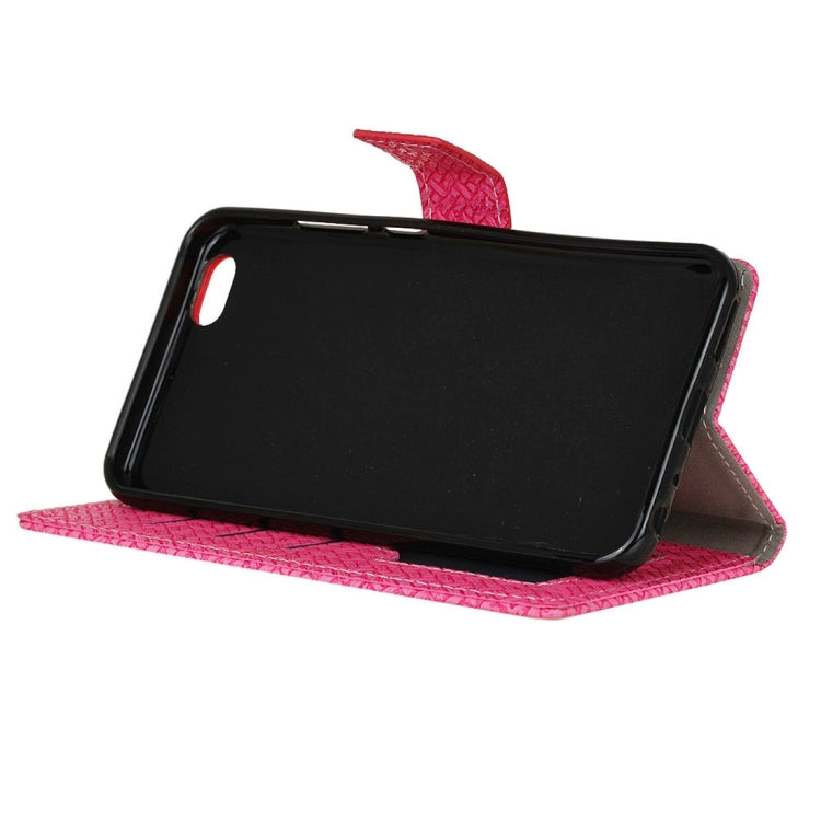 For Vivo  V5 / Y67 Knit Texture Horizontal Flip Leather Case with Holder & Card Slots & Wallet & Photo Frame