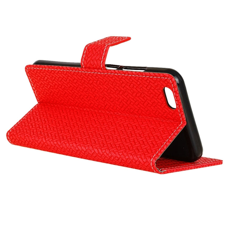 For Vivo  V5 / Y67 Knit Texture Horizontal Flip Leather Case with Holder & Card Slots & Wallet & Photo Frame