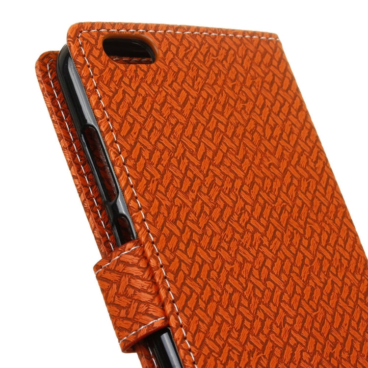 For Vivo  V5 / Y67 Knit Texture Horizontal Flip Leather Case with Holder & Card Slots & Wallet & Photo Frame