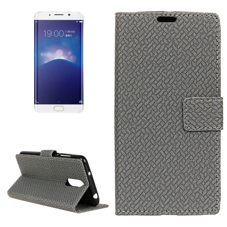 For Vivo  X Play 6 Knit Texture Horizontal Flip Leather Case with Holder & Card Slots & Wallet & Photo Frame