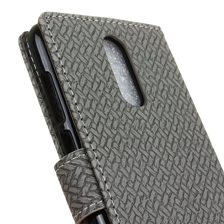 For Vivo  X Play 6 Knit Texture Horizontal Flip Leather Case with Holder & Card Slots & Wallet & Photo Frame