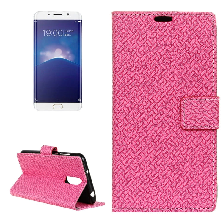 For Vivo  X Play 6 Knit Texture Horizontal Flip Leather Case with Holder & Card Slots & Wallet & Photo Frame