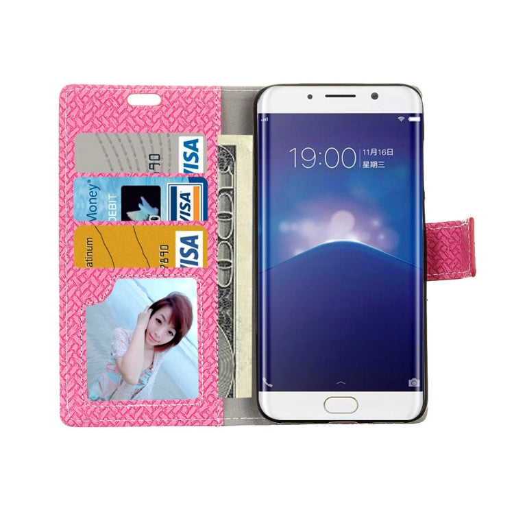 For Vivo  X Play 6 Knit Texture Horizontal Flip Leather Case with Holder & Card Slots & Wallet & Photo Frame