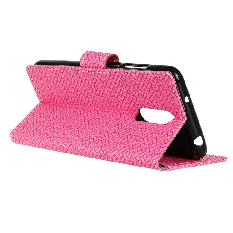 For Vivo  X Play 6 Knit Texture Horizontal Flip Leather Case with Holder & Card Slots & Wallet & Photo Frame