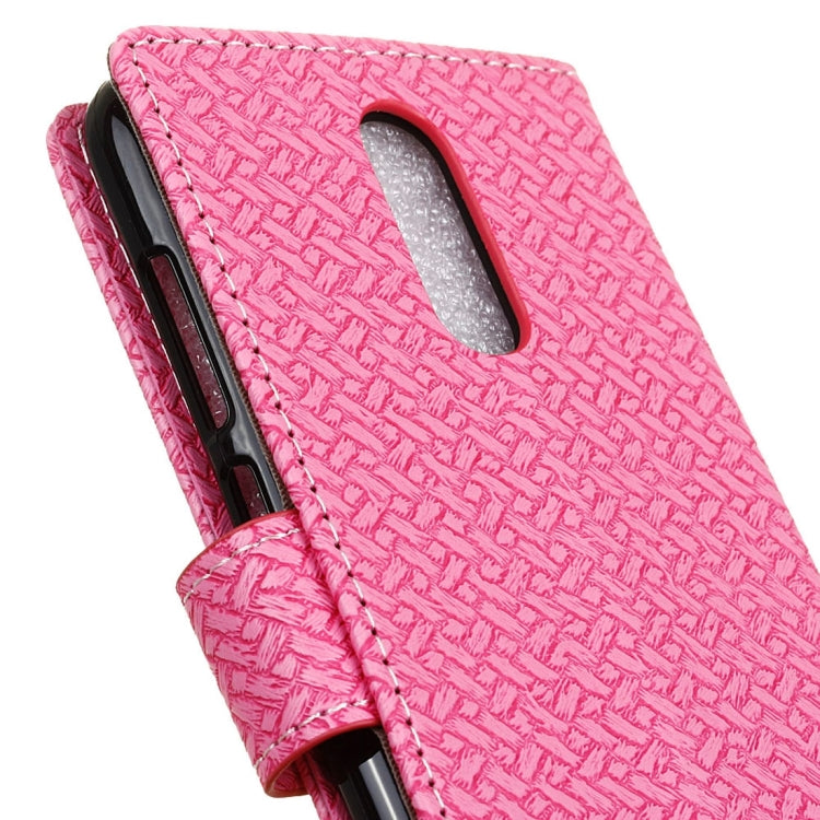 For Vivo  X Play 6 Knit Texture Horizontal Flip Leather Case with Holder & Card Slots & Wallet & Photo Frame