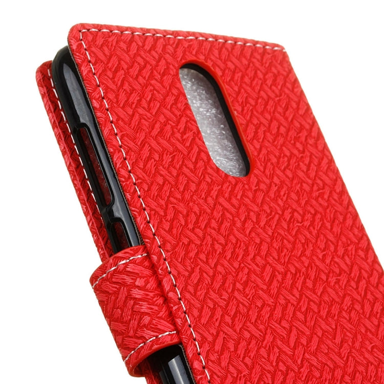 For Vivo  X Play 6 Knit Texture Horizontal Flip Leather Case with Holder & Card Slots & Wallet & Photo Frame