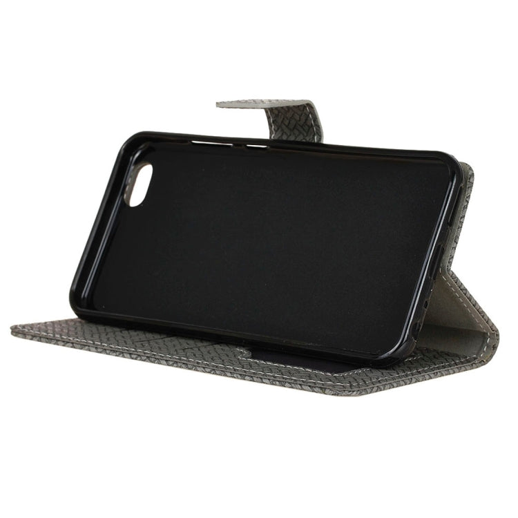 For Vivo  X9 Plus Knit Texture Horizontal Flip Leather Case with Holder & Card Slots & Wallet & Photo Frame