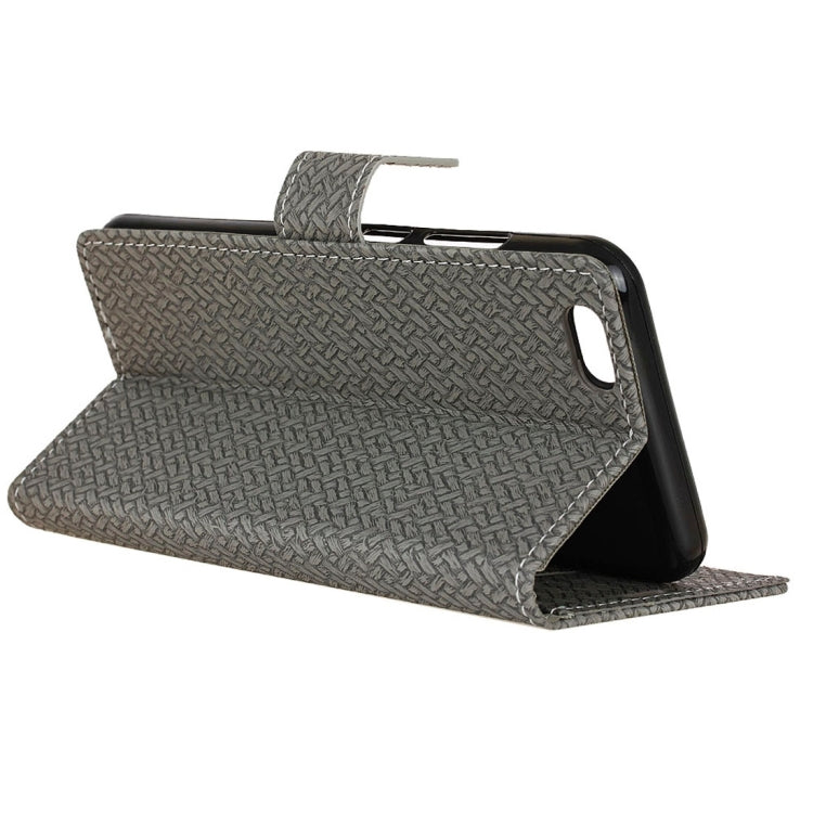 For Vivo  X9 Plus Knit Texture Horizontal Flip Leather Case with Holder & Card Slots & Wallet & Photo Frame