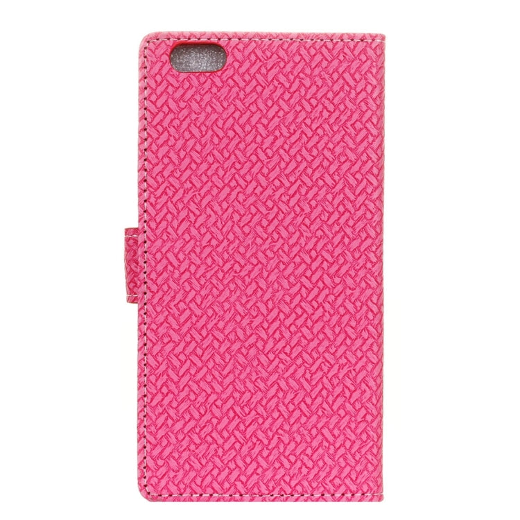 For Vivo  X9 Plus Knit Texture Horizontal Flip Leather Case with Holder & Card Slots & Wallet & Photo Frame