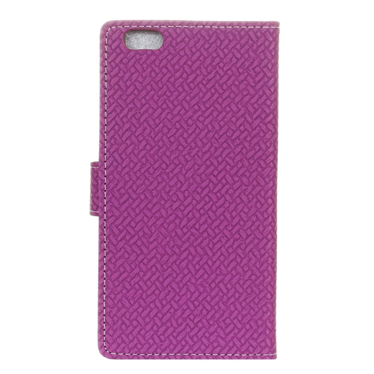 For Vivo  X9 Plus Knit Texture Horizontal Flip Leather Case with Holder & Card Slots & Wallet & Photo Frame