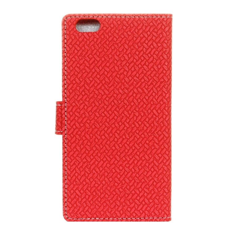 For Vivo  X9 Plus Knit Texture Horizontal Flip Leather Case with Holder & Card Slots & Wallet & Photo Frame